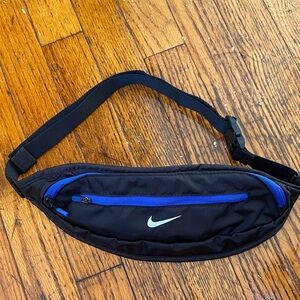 Nike Men's Black and Blue Fanny Pack